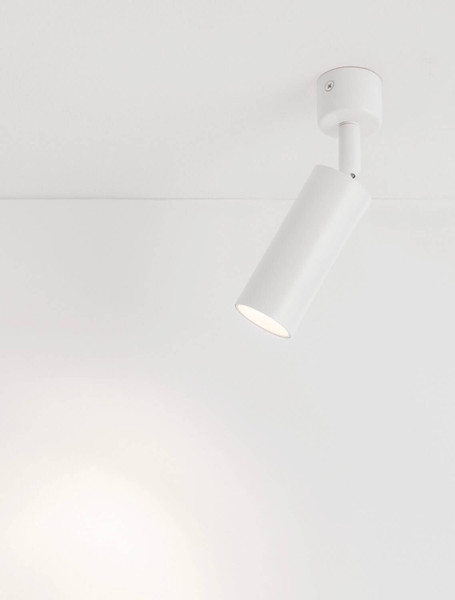 Nova Luce Deckenleuchte Mor schwenkbar GU10 Weiß Aluminium Ø4cm 9011457