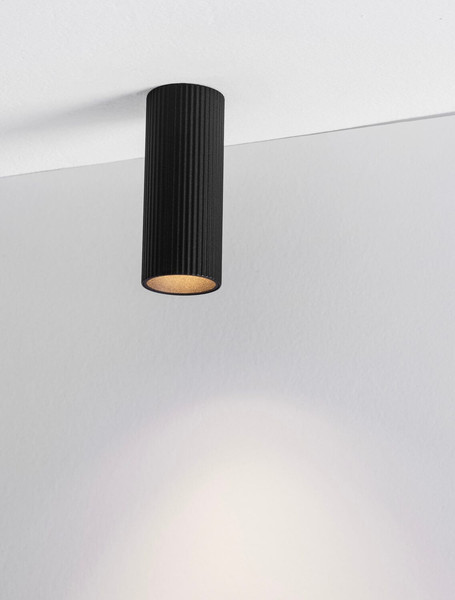 Nova Luce Deckenleuchte Comet GU4 Schwarz Aluminium Ø4cm 9011464