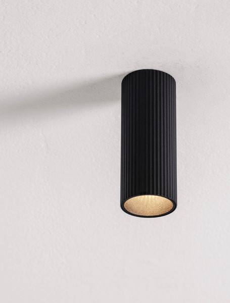 Nova Luce Deckenleuchte Comet GU4 Schwarz Aluminium Ø4cm 9011464