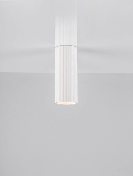 Nova Luce Deckenleuchte Comet GU4 Weiß Aluminium Ø4cm 9011465