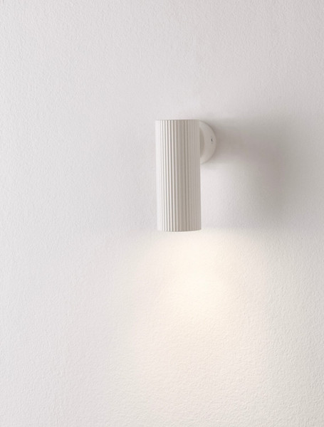 Nova Luce Wandleuchte Comet schwenkbar GU10 Weiß Aluminium Ø4cm 9011471