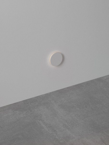Nova Luce LED Wandeinbauleuchte Compo 1W warmweiss 3000K IP67 Weiß Ø5cm 9019215
