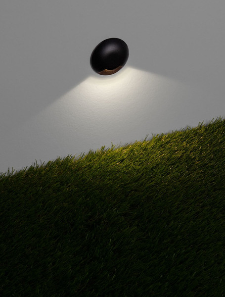 Nova Luce LED Wandeinbauleuchte Eris 1W 24lm warmweiss 3000K IP67 Schwarz Aluminium Ø5cm 9019217