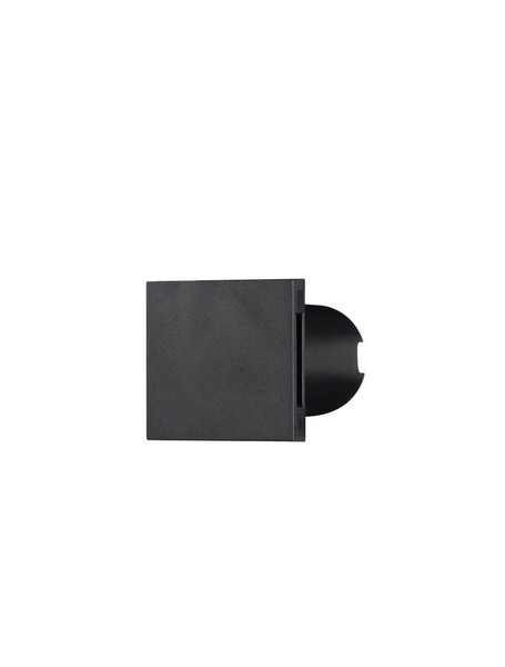 Nova Luce LED Wandeinbauleuchte Iko 1W 40lm warmweiss 3000K IP67 Schwarz 9x5,5cm 9019220