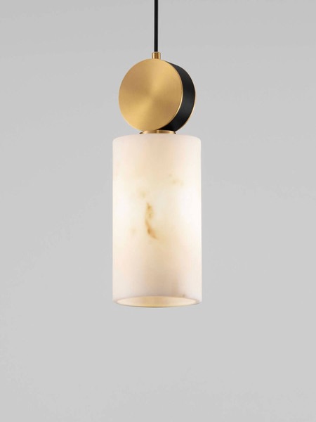 Nova Luce Pendelleuchte Maru E27 Messinggold Stahl Aluminium Ø12cm 9019756