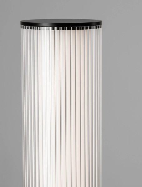 Nova Luce LED Wegeleuchte Iman 25W warmweiss 3000K IP65 salzwasserfest Schwarz Aluminium 105cm 9030107