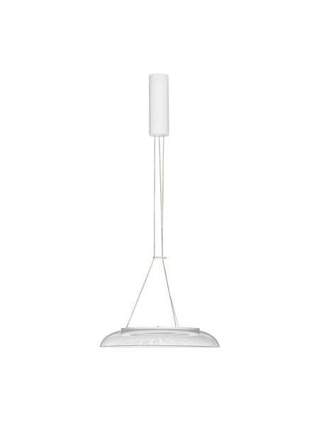 Nova Luce LED Pendelleuchte Mantle 22W warmweiss 3000K Weiß Aluminium Ø40cm 9030109