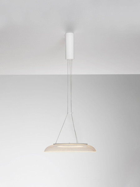 Nova Luce LED Pendelleuchte Mantle 22W warmweiss 3000K Weiß Aluminium Ø40cm 9030109