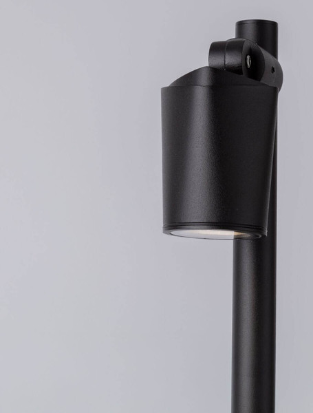 Nova Luce Wegeleuchte Spy schwenkbar GU10 IP65 salzwasserfest Schwarz Aluminium 50cm 9030156