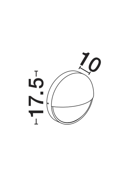 Nova Luce Außen-Wandleuchte Amel E27 IP65 salzwasserfest Schwarz Aluminium Ø17,5cm 9030166