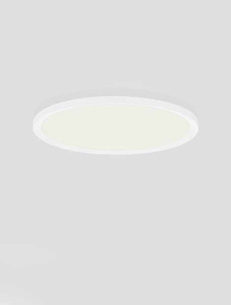Nova Luce LED Deckenleuchte Aoton dimmbar 35W CCT warm-/neutralweiss 2700/3000/4000K Weiß Aluminium Metall Ø40cm 9030508