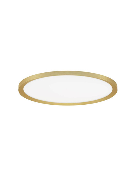 Nova Luce LED Deckenleuchte Aoton dimmbar 35W CCT warm-/neutralweiss 2700/3000/4000K Gold Aluminium Metall Ø40cm 9030510