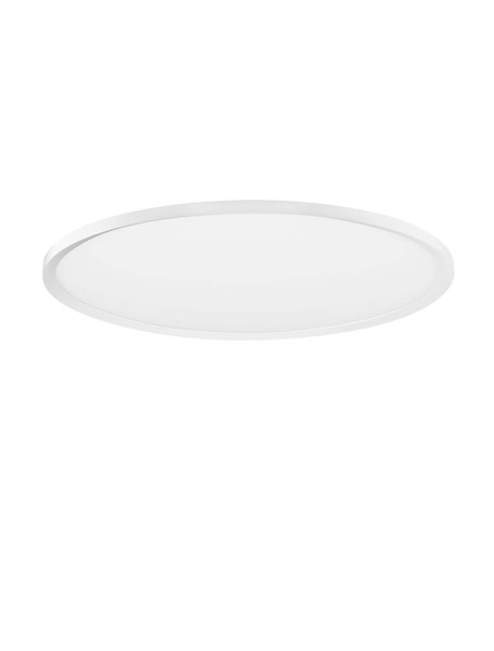 Nova Luce LED Deckenleuchte Aoton dimmbar 55W CCT warm-/neutralweiss 2700/3000/4000K Weiß Aluminium Metall Ø60cm 9030511