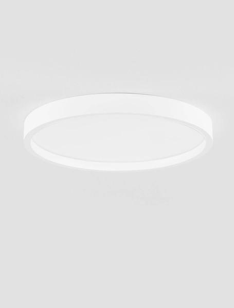Nova Luce LED Deckenleuchte Istos dimmbar 38W CCT warm-/neutralweiss 2700/3000/4000K Weiß Aluminium Metall Ø50cm 9030528
