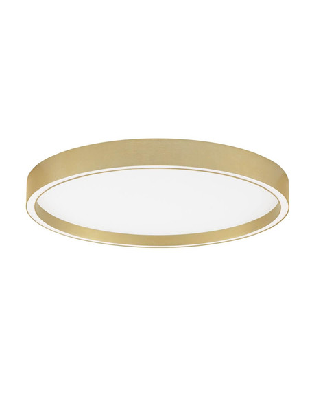 Nova Luce LED Deckenleuchte Istos dimmbar 38W CCT warm-/neutralweiss 2700/3000/4000K Gold Aluminium Metall Ø50cm 9030530