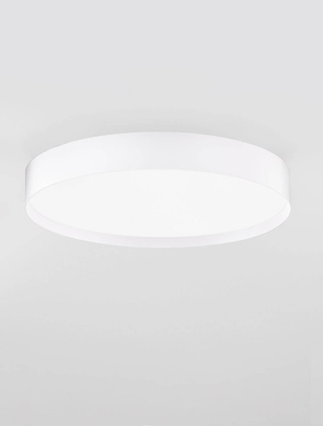 Nova Luce LED Deckenleuchte Roi dimmbar 37W CCT warm-/neutralweiss 2700/3000/4000K Weiß Aluminium Metall Ø40cm 9030531