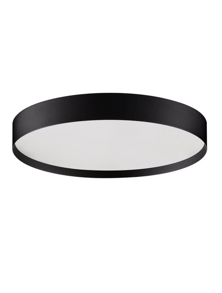 Nova Luce LED Deckenleuchte Roi dimmbar 37W CCT warm-/neutralweiss 2700/3000/4000K Schwarz Aluminium Metall Ø40cm 9030532