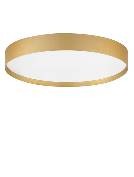 Nova Luce LED Deckenleuchte Roi dimmbar 37W CCT warm-/neutralweiss 2700/3000/4000K Gold Aluminium Metall Ø40cm 9030533