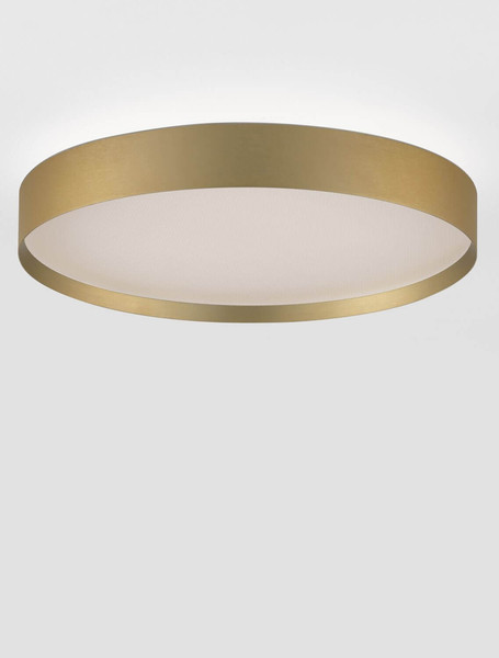 Nova Luce LED Deckenleuchte Roi dimmbar 37W CCT warm-/neutralweiss 2700/3000/4000K Gold Aluminium Metall Ø40cm 9030533