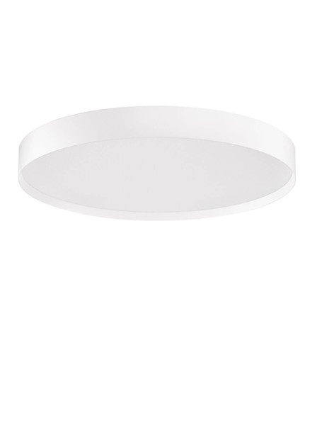 Nova Luce LED Deckenleuchte Roi dimmbar 48W CCT warm-/neutralweiss 2700/3000/4000K Weiß Aluminium Metall Ø50cm 9030534