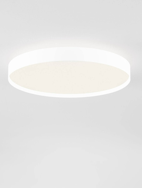 Nova Luce LED Deckenleuchte Roi dimmbar 48W CCT warm-/neutralweiss 2700/3000/4000K Weiß Aluminium Metall Ø50cm 9030534
