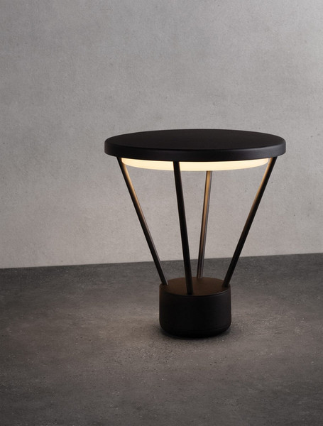 Nova Luce LED Sockelleuchte Virtus 16W warmweiss 3000K IP65 Schwarz Aluminium 33cm 9030572