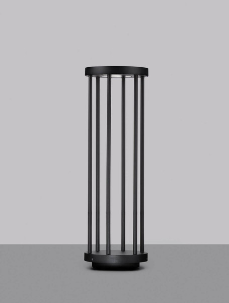 Nova Luce LED Wegeleuchte Nereus 8W warmweiss 3000K IP65 Schwarz Aluminium 50cm 9030587