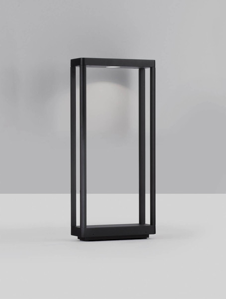 Nova Luce LED Wegeleuchte Cosmic 8W warmweiss 3000K IP65 Schwarz Aluminium 50cm 9030590