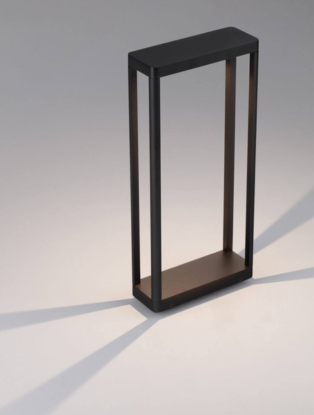 Nova Luce LED Wegeleuchte Cosmic 8W warmweiss 3000K IP65 Schwarz Aluminium 50cm 9030590