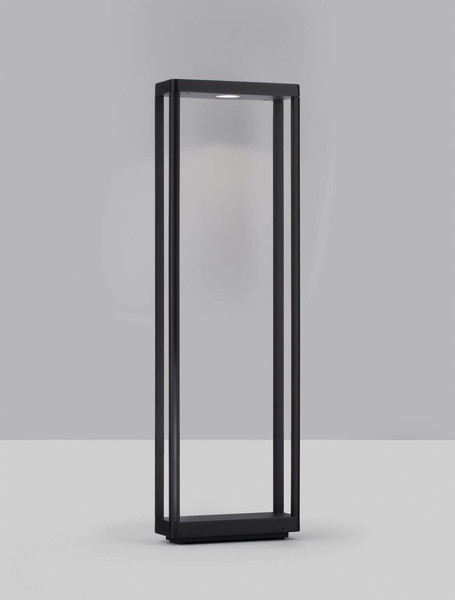 Nova Luce LED Wegeleuchte Cosmic 8W warmweiss 3000K IP65 Schwarz Aluminium 75cm 9030591
