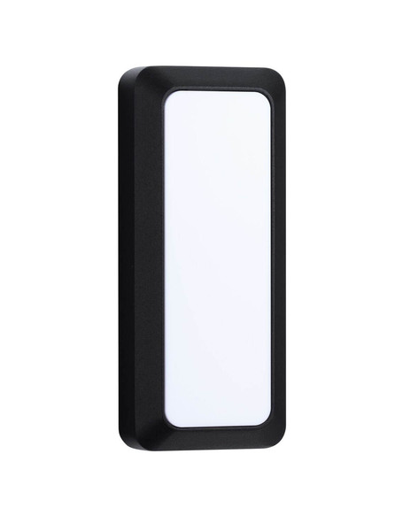 Nova Luce LED Außen-Wandleuchte Appia 5W warmweiss 3000K IP54 Schwarz Aluminium 20x8,5cm 9030599