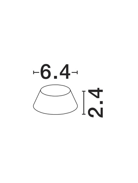 Nova Luce LED Akku-Leuchtenkopf Lumo dimmbar 2W warmweiss 3000K USB IP54 Cortenstahl Aluminium Ø6cm 9030614