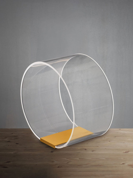 Nova Luce LED Tischleuchte Valentin dimmbar 14W warmweiss 3000K Gold Aluminium 28x28cm 9030637