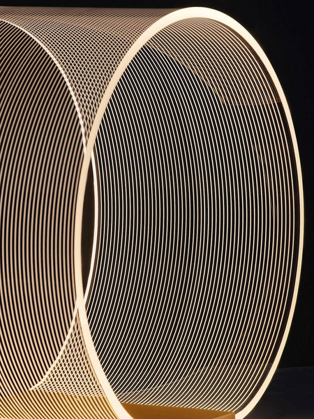 Nova Luce LED Tischleuchte Valentin dimmbar 14W warmweiss 3000K Gold Aluminium 28x28cm 9030637