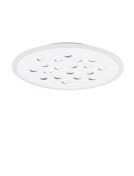 Nova Luce LED Deckenleuchte Astro dimmbar 19W warmweiss 3000K Weiß Aluminium Ø30cm 9030649