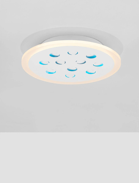 Nova Luce LED Deckenleuchte Astro dimmbar 19W warmweiss 3000K Weiß Aluminium Ø30cm 9030649