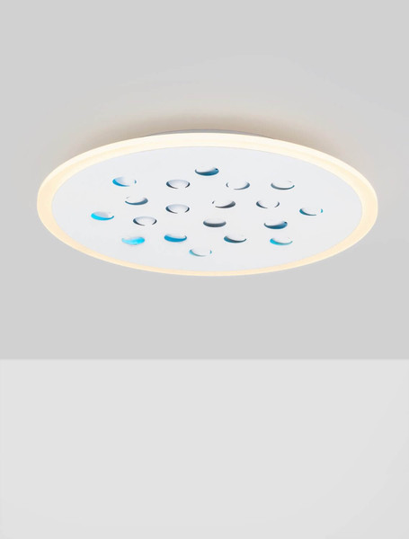 Nova Luce LED Deckenleuchte Astro dimmbar 30W warmweiss 3000K Weiß Aluminium Ø45cm 9030650