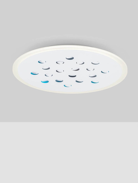 Nova Luce LED Deckenleuchte Astro dimmbar 30W warmweiss 3000K Weiß Aluminium Ø45cm 9030650