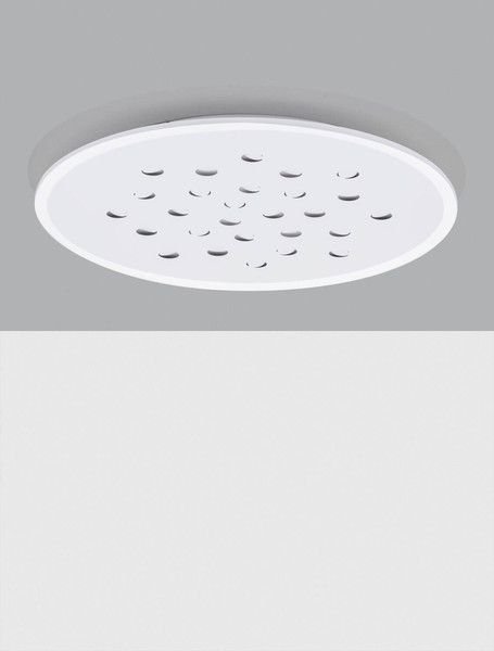 Nova Luce LED Deckenleuchte Astro dimmbar 40W warmweiss 3000K Weiß Aluminium Ø60cm 9030651