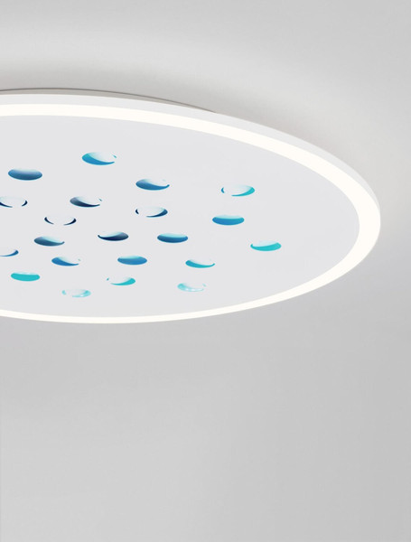 Nova Luce LED Deckenleuchte Astro dimmbar 40W warmweiss 3000K Weiß Aluminium Ø60cm 9030651