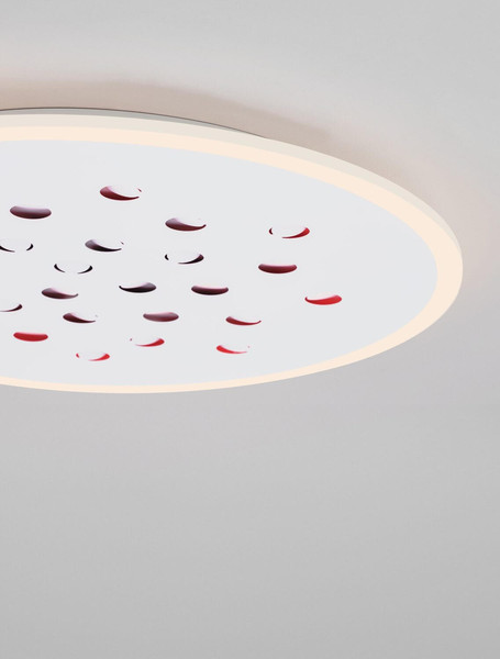 Nova Luce LED Deckenleuchte Astro dimmbar 40W warmweiss 3000K Weiß Aluminium Ø60cm 9030651
