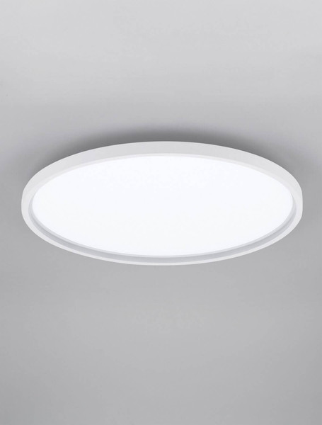 Nova Luce LED Deckenleuchte Chet dimmbar 49W CCT warm-/neutralweiss 2700-5000K Weiß Aluminium Ø58cm 9030652