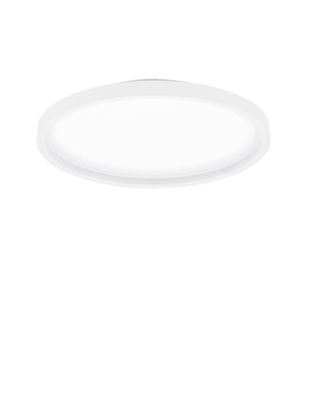 Nova Luce LED Deckenleuchte Chet dimmbar 30W CCT warm-/neutralweiss 2700-5000K Weiß Aluminium Ø39cm 9030653