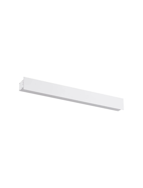 Nova Luce LED Außen-Wandleuchte Path 11W warmweiss 3000K IP65 salzwasserfest Weiß Aluminium 50x6cm 9030708