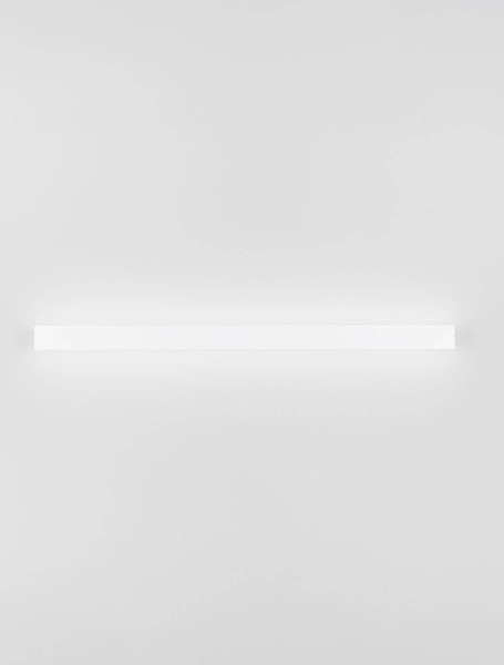 Nova Luce LED Außen-Wandleuchte Path 19W warmweiss 3000K IP65 salzwasserfest Weiß Aluminium 100x6cm 9030710