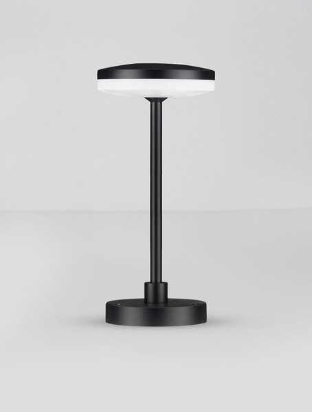 Nova Luce LED Wegeleuchte Nawa 12W warmweiss 3000K IP65 salzwasserfest Schwarz Aluminium 32cm 9030720