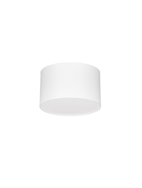 Nova Luce LED Deckenleuchte Luldo 10W warmweiss 3000K Weiß Aluminium Ø11cm 9030725