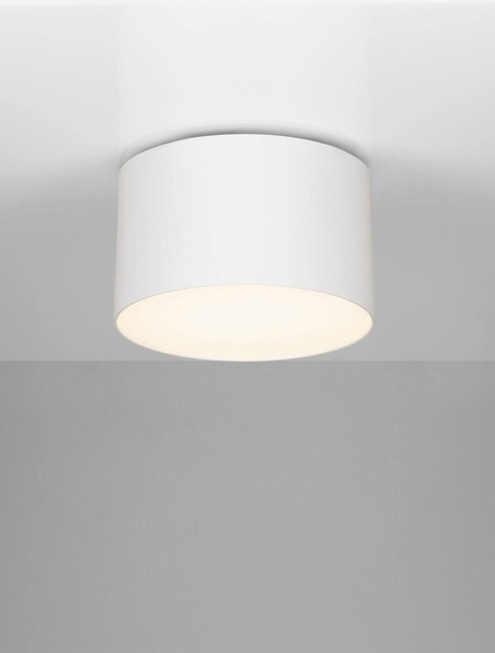 Nova Luce LED Deckenleuchte Luldo 10W warmweiss 3000K Weiß Aluminium Ø11cm 9030725