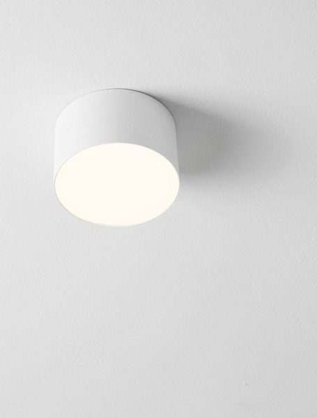 Nova Luce LED Deckenleuchte Luldo 10W warmweiss 3000K Weiß Aluminium Ø11cm 9030725