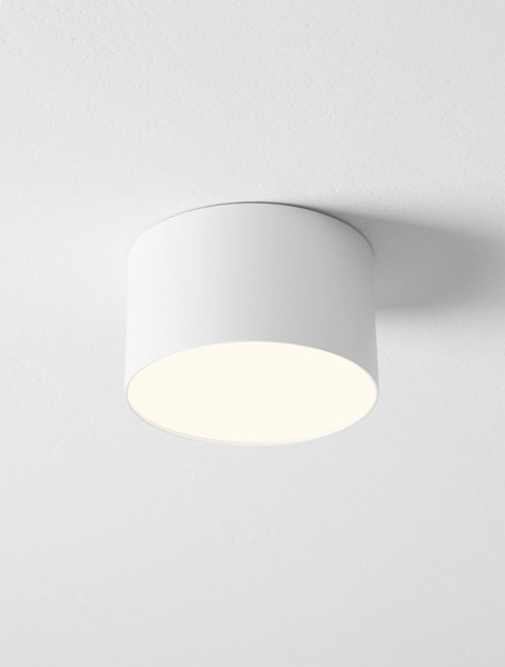 Nova Luce LED Deckenleuchte Luldo 10W warmweiss 3000K Weiß Aluminium Ø11cm 9030725